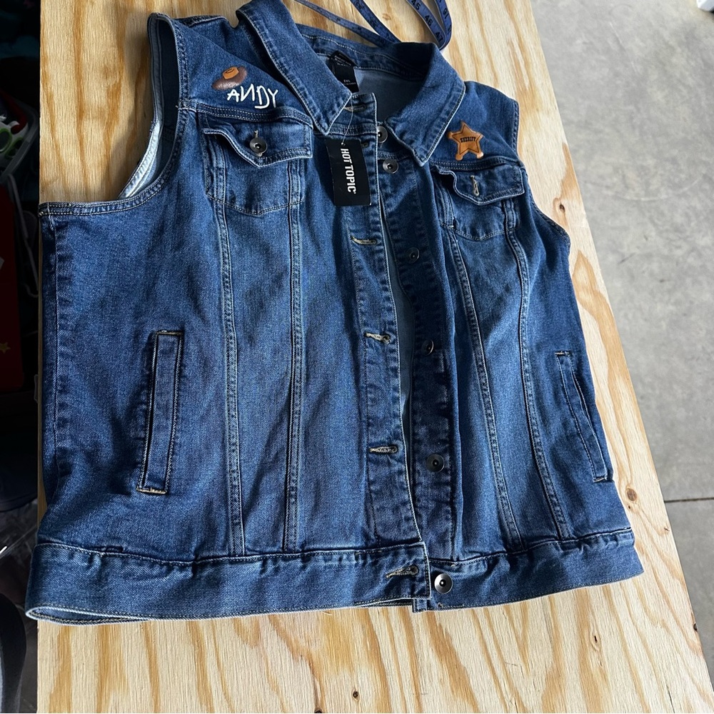 Disney Pixar Toy‎ Story Woody Denim Vest Her Universe Hot Women’s Plus Size NWT
